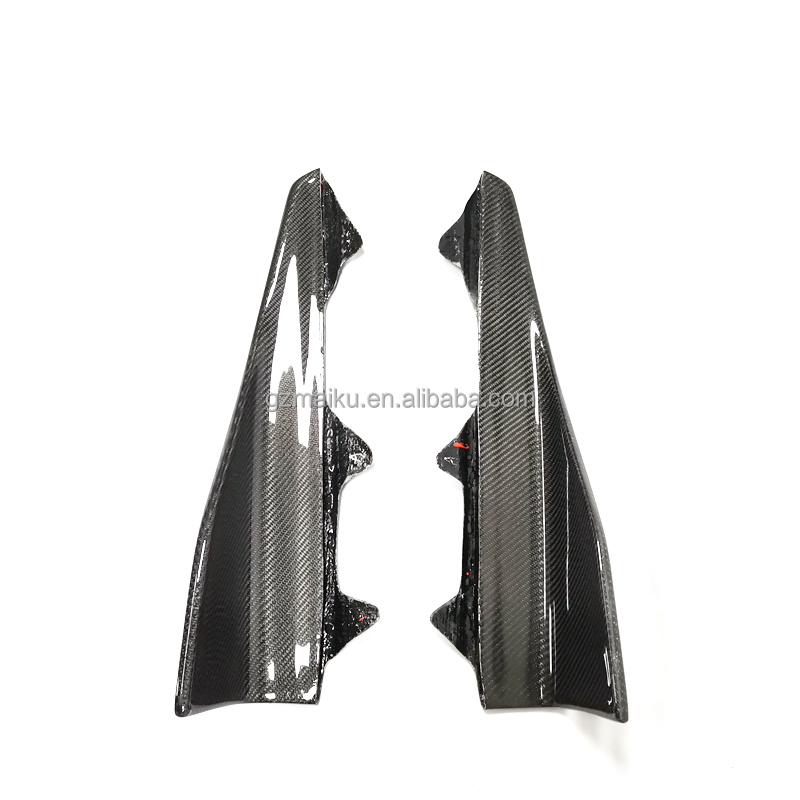Répartiteurs Latéraux En Fibre De Carbone Pour BMW Série 2 F87 M2 Coupé 2016–2020 – Ailerons Avant, Design 3D Polis