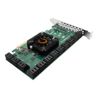 Zhenzloong-tarjeta de expansión SATA, 6 puertos, conector SATA 3,0 a PCI-E PCIe X4 4X, adaptador de 6Gbps para PC, disco duro IPFS