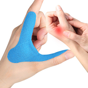 Breathable Finger <b>Protector</b> Tape For Thumb And Forefinger Support Palm Protection Athletic Tape One Size Light Blue - Product Image 1