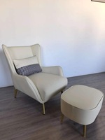 Fauteuil inclinable moderne et confortable en similicuir pour salon et chambre à coucher, design ergonomique, style chaise longue relaxante