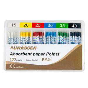 Papier absorbant dentaire Gutta Percha Point papier conique 02 / 04 / 06 avec certificat CE - Product Image 4