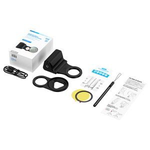 Sistema di Adattamento Magnetico per Filtri JJC per <span class=keywords><strong>iPhone</strong></span> 16 <span class=keywords><strong>Pro</strong></span> <span class=keywords><strong>Max</strong></span> / 15 <span class=keywords><strong>Pro</strong></span> <span class=keywords><strong>Max</strong></span> / <span class=keywords><strong>14</strong></span> <span class=keywords><strong>Pro</strong></span> <span class=keywords><strong>Max</strong></span>, Nero, ABS+Lega di Alluminio+Silicone, Garanzia 1 Anno - Product Image 1