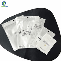 En Stock et personnalisé blanc transparent fermeture à glissière sac en plastique fermeture à glissière sac d'emballage pour câble d'emballage, étui de téléphone