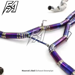 Cho MASERATI geberit Titan hệ thống ống xả phía trước, giữa và đuôi phần van điện Muffler xả mèo trở lại ống xả - Product Image 3