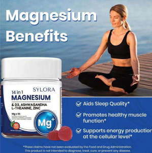 Suplemento de Magnesio Complejo para la Relajación, Venta al por Mayor OEM, Gomitas de Magnesio <span class=keywords><strong>14</strong></span> en 1 para Adultos - Product Image 3