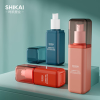 Bouteille en plastique personnalisée de 80 ml pour vaporisateur de toner de voyage, emballage cosmétique pour animaux de compagnie, flacons pulvérisateurs à brume fine mate pour cheveux