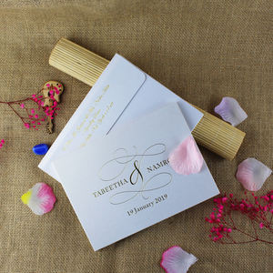 أكريليك شفاف فاخر مع غطاء ألواح صلبة بطاقات دعوة عيد ميلاد مخصصة بطاقات RSVP - Product Image 5