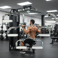 Nouvelle poignée réglable à 3 trous pour machine à câbles 360 °   Accessoire de rotation pour Lat Pulldown et Tricep Press Down