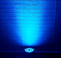 Projecteurs LED Par 18x18W RGBWAUV 6-en-1 Slim Wash DMX512 pour DJ, discothèque, mariage, événement, éclairage de scène