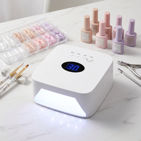 Lampe UV professionnelle pour ongles en plastique ABS, boîte à lumière en gel anti-poussière minimaliste 365 nm, directement de l'usine