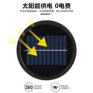 ไฟส่องพื้นดินทรงกลมแบบโซลาร์เซลล์ LED กันน้ำ ยี่ห้อซินเหยาโอ อิเล็กทริก อุปกรณ์สิ่งใช้ไฟฟ้า เหมาะสำหรับสวนและสนามหญ้า - Product Image 4