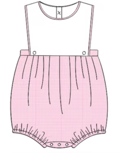 ชุดรอมเปอร์เด็กทารก แขนกุด ผ้าทอ สีชมพู แต่งระบาย สำหรับเด็กเล็กและเด็กโต ลดราคาช่วงซัมเมอร์ - Product Image 3