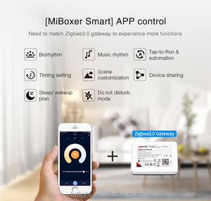 MIBOXER MILIGHT Nhà Máy DireNew Miboxer Điều Khiển FUT035Z Kép Trắng LED Điều Khiển DC12 ~ 24V <span class=keywords><strong>Zigbee</strong></span> 3.0 Thông Minh CCT LED <span class=keywords><strong>Dimmer</strong></span>. - Product Image 4