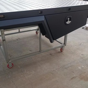 Customized Heavy-Duty Aluminum Truck <b>Toolboxes</b> Lockable 2 Compartments 2000L Capacity Portable Waterproof <b>Tool</b> Storage for - Product Image 6