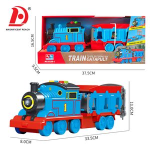 Jouet de train à friction pour enfants, <span class=keywords><strong>locomotive</strong></span> à inertie avec wagon de marchandises détachable, véhicule éducatif précoce pour garçons et filles - Product Image 6