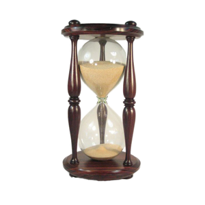 Aleo - Reloj de Arena Personalizado con Marco de Latón Vintage, Diseño Art Deco Ecológico, Uso en Múltiples Escenarios, Color Personalizado - Product Image 1