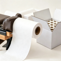 Drap de lit jetable perforé en rouleau, en papier PE, bleu et blanc, imperméable, pour les soins de beauté et les massages