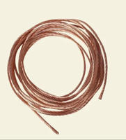 Cable de Tierra de Cobre Desnudo, Cable de Tierra de Cobre para Puesta a Tierra de Motores de Transformadores, Cable de Tierra Industrial de Alta Conductividad