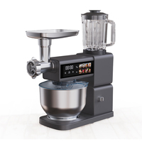 Batteur sur socle européen robuste 10L pour la cuisine Mélangeur d'aliments à tête inclinable Mélangeur d'aliments et de gâteaux à usage domestique et commercial