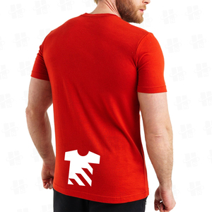 Camiseta Deportiva Personalizada al por Mayor de Alta Calidad para Hombre, con Estampado en Serigrafía, Absorbente de Humedad, de Secado Rápido, de Algodón y Poliéster - Product Image 4