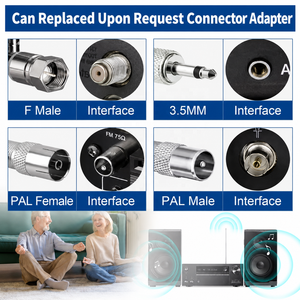 <span class=keywords><strong>Antenne</strong></span> radio <span class=keywords><strong>FM</strong></span> télescopique à base magnétique intérieure 87,5-108 MHz pour Pioneer Onkyo Yamaha Marantz - Product Image 5