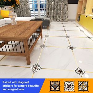 Nouvelle Bande Adhésive Dorée de 50M pour Joint de Carrelage, Bande de Scellement Étanche pour Sols, Autocollants Décoratifs pour Murs et Planchers, Ruban Adhésif Décoratif pour la Maison - Product Image 6