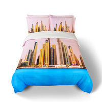 Drap de lit en polyester imprimé 3d bon marché drap de lit double housses d'oreiller ensemble de housse de couette draps pour lit d'enfants