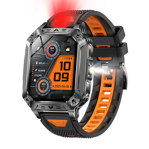 AK86 Outdoor Smart Watch for Men 2.01" Screen 1400mAh Big Battery BT Call SOS Flashlight IP68 Waterproof Sports Smartwatch 2026 - Product Image 1