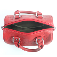 Sac fourre-tout en cuir PU rétro haut de gamme, sac à bandoulière gaufré noir, sacs à main tendance pour femmes en cuir