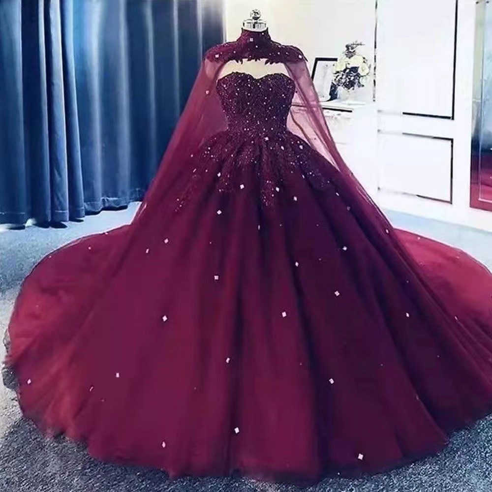 black quinceanera dress
