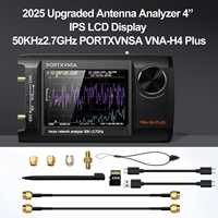 Analyseur de réseau vectoriel portable PORTXVNSA Nano VNA-H4 Plus, analyseur d'antenne, fréquence de mesure 50KHz-2.7GHz, conception Edv555