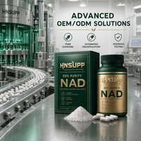 Complément alimentaire liposomal NAD, 120 capsules, complément alimentaire pour l'énergie cellulaire, vitalité quotidienne, soutien au bien-être, végétalien, sans OGM