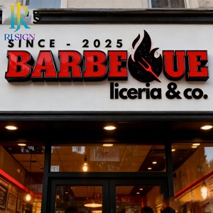 Letrero Luminoso LED Personalizado para Negocios, Letrero Comercial con Letras LED 3D, Logotipo de Restaurante, Letrero de <span class=keywords><strong>Pizza</strong></span> para Publicidad Exterior - Product Image 2