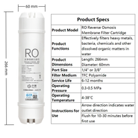 Cartouche de membrane RO 10 pouces style coréen à connexion rapide pour système RO sous évier – Vente en gros pour un changement régulier