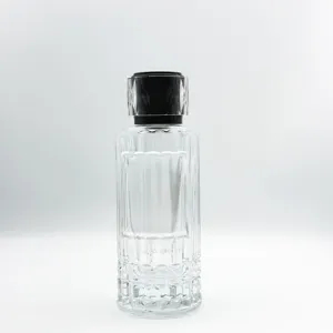 Nieuw Ontwerp 100Ml Custom Speciale Kristal Parfum Fles Cilinder Parfum Verstuiver Spuitfles