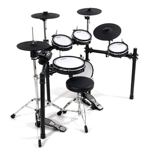 COOLMUSIC DDX Kit de Batería Electrónica Digital, 5 Tambores, 4 Platillos, Pads de Malla de Doble Zona, 35 Kits Preestablecidos, 333 Sonidos, 31 Canciones - Product Image 6