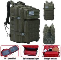 Kit de sac à dos médical imperméable de 3 jours pour préparation aux situations d'urgence en cas de catastrophe et de traumatologie pour le camping