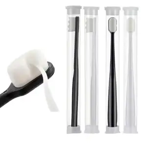 Nano Adult Toothbrush Round Pipe Independent Packing Soft Toothbrush Accept Custom Toothbrush