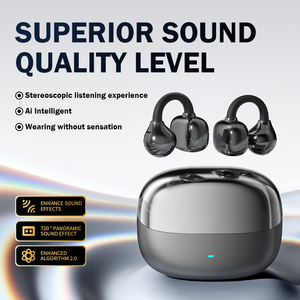 Hot BT Air Auriculares de carga rápida de larga duración inalámbricos 5,4 a prueba de agua para deportes y juegos Clip en auriculares - Product Image 2