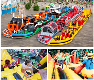Meilleur parcours d'obstacles gonflable de bête adulte de terre géante de PVC <span class=keywords><strong>à</strong></span> <span class=keywords><strong>vendre</strong></span> château gonflable de toboggan de videur sautant - Product Image 3