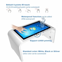 Mesas Interactivas Multitáctiles de 43 y 55 Pulgadas con Android y Windows 4K para Tiendas Minoristas, Centros Comerciales, Señalización Digital de 12V