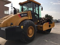 Compacteur routier de marque chinoise 12 tonnes XS123, rouleau vibratoire à tambour unique avec moteur diesel de marque réputée à vendre