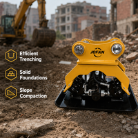 Compacteur vibrant hydraulique de grande taille pour excavatrice de 30 à 35 tonnes, compactage massif des fondations
