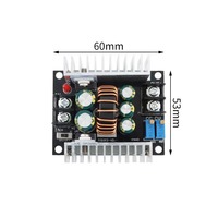 Module abaisseur de tension CC CV 20A 300W réglable, convertisseur Buck de 6-40V à 1.2-36V, régulateur de tension, alimentation à courant constant