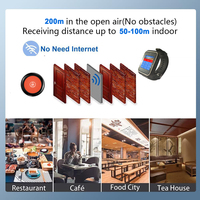 Système d'appel sans fil intelligent pour restaurant : Pager, bipeur, montre-bracelet réceptrice avec 9 boutons d'appel