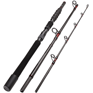 Bán Buôn 3 Phần Sợi Carbon Bán Hot Thuyền Cần Câu Cá Trolling Cần Câu Pesca Big <span class=keywords><strong>Grouper</strong></span> Cần Câu Cá Biển - Product Image 2