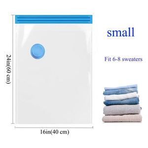 <b>Vacuum</b> Storage <b>Bag</b> High Quality Space Saver <b>Vacuum</b> Compression Storage Set70-80 Micron ABK3333 (12bags+1pump) - Product Image 2