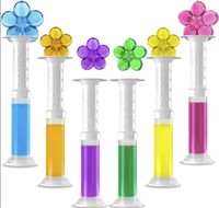 Gel nettoyant pour toilettes en forme de fleur de haute qualité, vente en gros, agent de nettoyage de toilettes personnalisé