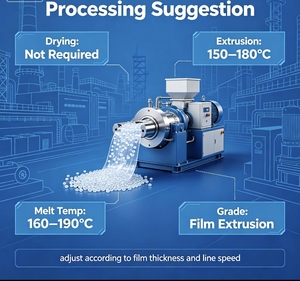 G812 Virgin <b>Plastic</b> <b>Pellets</b> LDPE General Purpose Polystyrene Injection Molding Grade Raw Material - Product Image 4