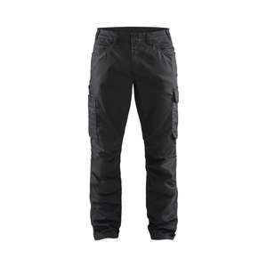 BLAKLADER - 143911419999C56 Service <b>trousers</b> denim <b>stretch</b> <b>Black</b> - EAN 7330509810132 WORK <b>TROUSERS</b> CARGO WORK <b>TROUSERS</b> - Product Image 1